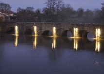 Vieux pont nuit